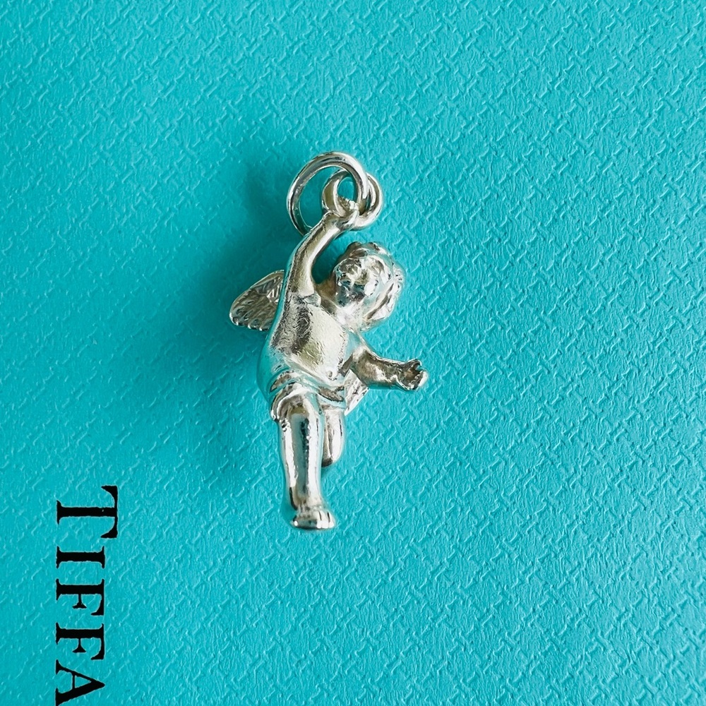 Tiffany Angel Cherub Charm.